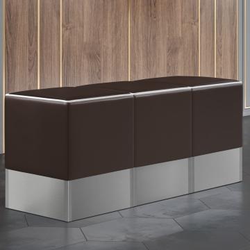 CUBO | Cube Seating Set | Brown | Leather