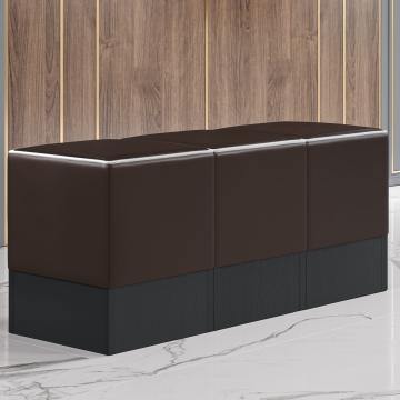 CUBO | Cube Seating Set | Brown | Leather