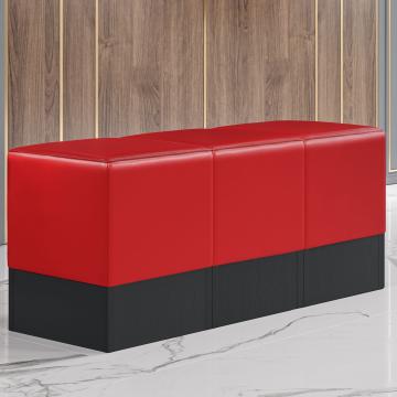 CUBO | Istuinkuutio Setti | Punainen | Nahka