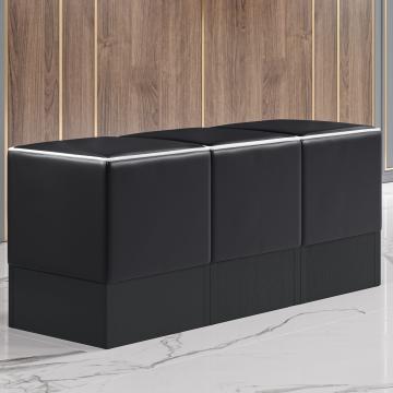 CUBO | Cube Seating Set | Black | Leather