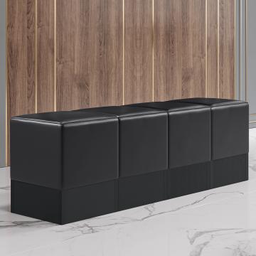 CUBO | Cube Seating Set | Black | Leather