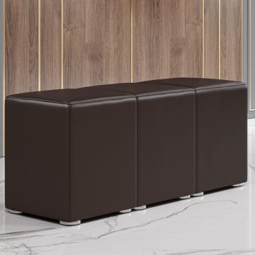 CUBO FULL | Cube Seating Set | Brown | Leather