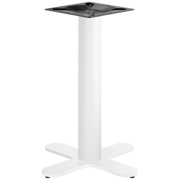 Curvado | Estructura de mesa de bistró | Estructura de mesa de bistró | Blanco | Altura: 73 cm | Col