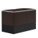 CUBO | Kub fotpall set | Brun | Läder