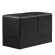 CUBO | Kub fotpall set | Svart | Läder