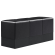 CUBO | Kub fotpall set | Svart | Läder