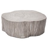 DAINTREE | Tuin Tafel | B: H 106 x 35 cm | Beton | Eiken Wit