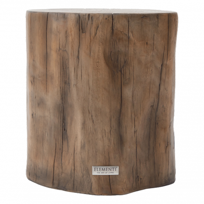 DAINTREE | Design Beistelltisch | B: H 49 x 50 cm | Beton | Eiche