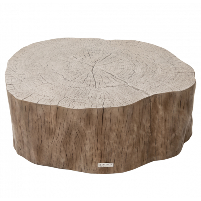DAINTREE | Garten Tisch | B: H 106 x 35,6 cm | Beton | Eiche