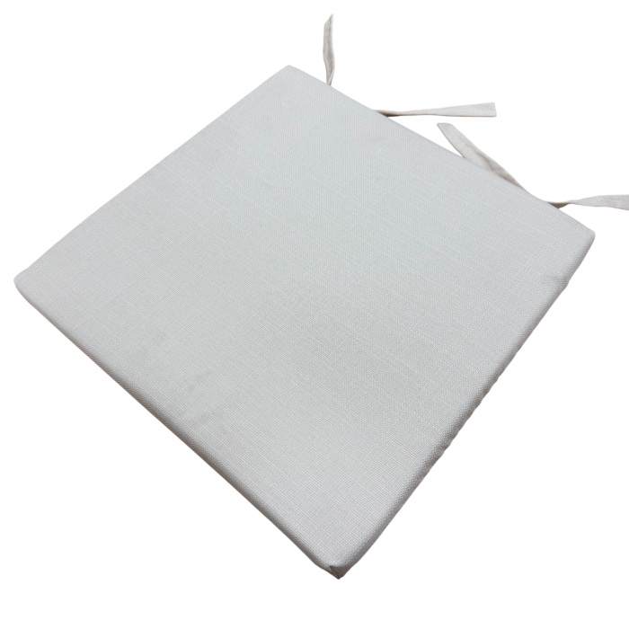 DAVID | Sitzkissen | 40 x 40 x 4 cm | Creme