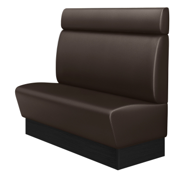 DENVER | Gastrobank | B:H 100 x 128 cm | Braun | Glatt | Leder