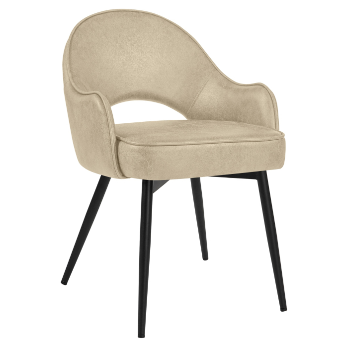 Diana | Hotellituoli | Beige | Nahka