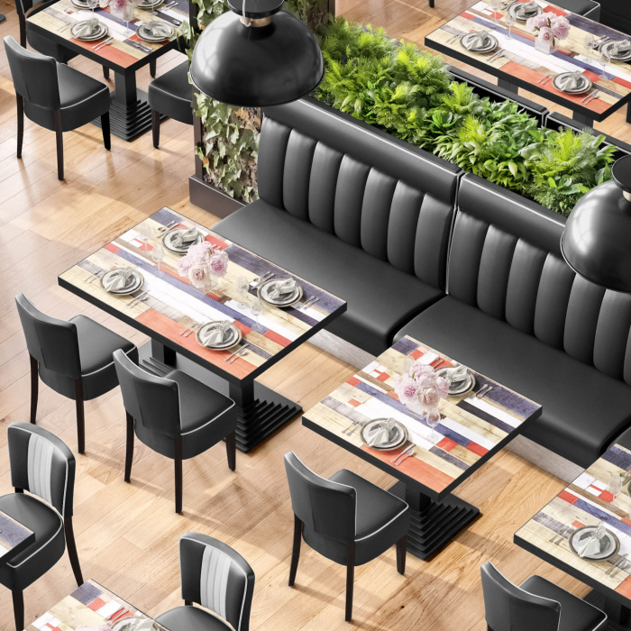 DINER 3 | Sohvaloosi | S:K 120 x 123 cm | Raidallinen | Musta | Nahka DINER 3 | Sohvaloosi | S:K 120 x 123 cm | Raidallinen | Musta | Nahka