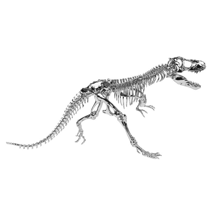 DINOSAUR | Deko | H 30 cm | Chrom