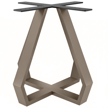 DIAMANT | Bistro bordstativ | Højde: 72 cm | Fod: 64 x 64 cm | Taupe