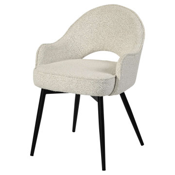Diana | Hotel Stuhl | Creme | Teddystoff