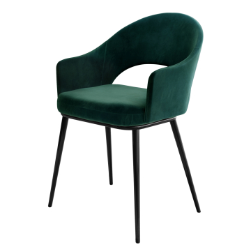 DIANA | Hotelstuhl | Samt | Grün