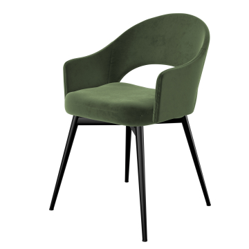 Diana | Hôtel Stuhl | Vert | Velours