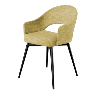 Diana | Hotel Stuhl | Honig Braun | Stoff/Textil