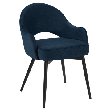 Diana | Hotel Chair | Blue | Velvet