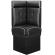 DINER 2 | Diner hörnsoffa | B:H 64 x 153 cm | Chesterfield NO-knapp | Svart | Läder