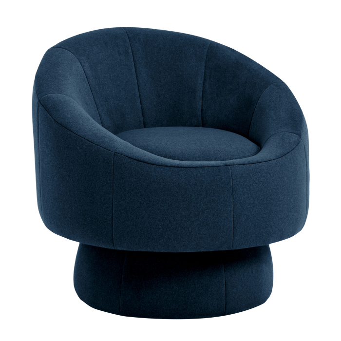 DORIS | Bistro Lounge Sessel | Samt | Blau