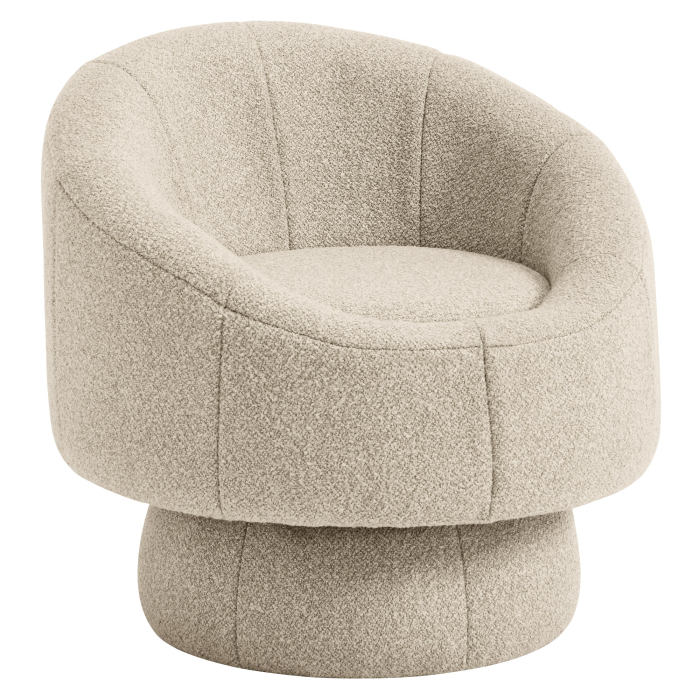 DORIS | Bistro Lounge Sessel | Teddystoff | Creme