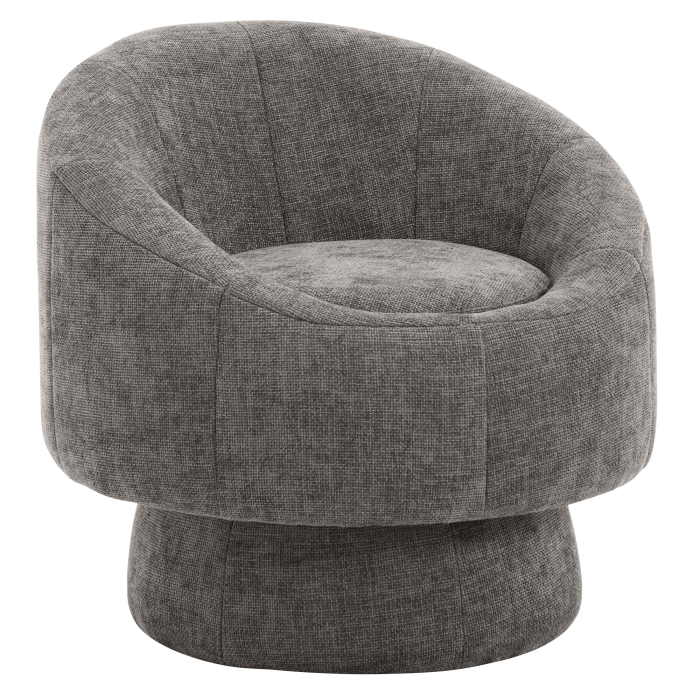 DORIS | Bistro Lounge Armchair | Fabric / Textile | Gray