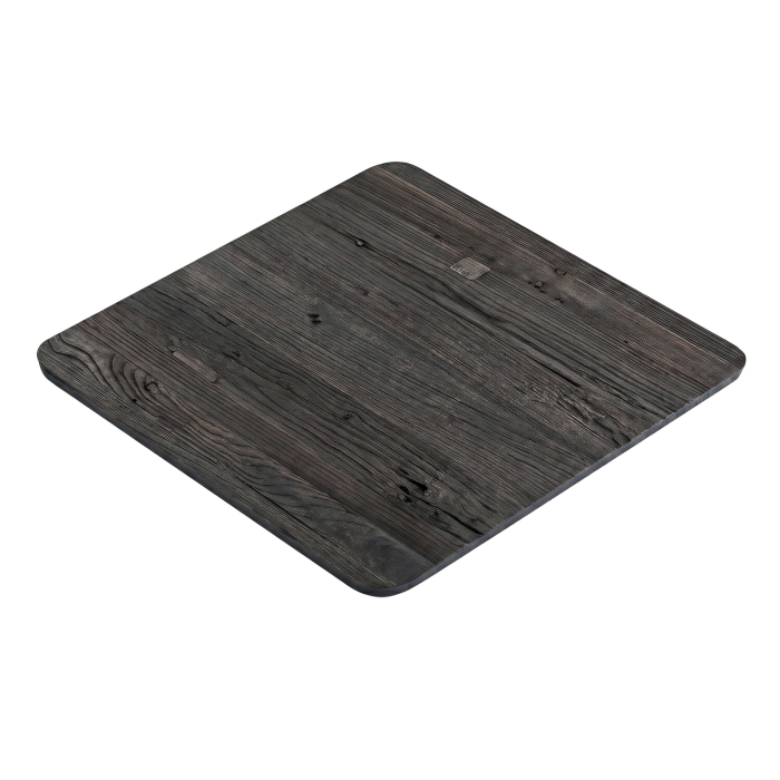 TREIBHOLZ | Gastro Massiv Tischplatte | 60 x 60 x 2,5 cm | Wenge | Quadratisch