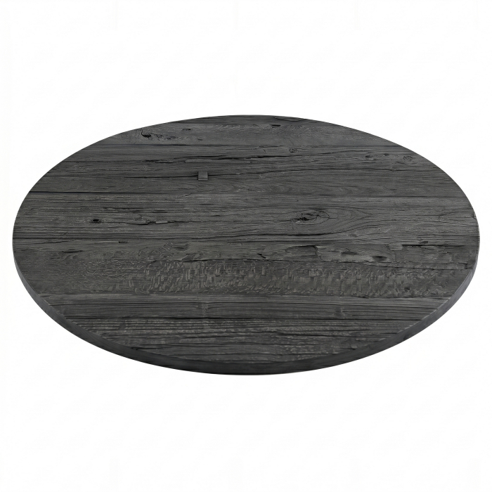 TREIBHOLZ | Gastro Massiv Tischplatte | Ø 70 x 2,5 cm | Wenge | Rund