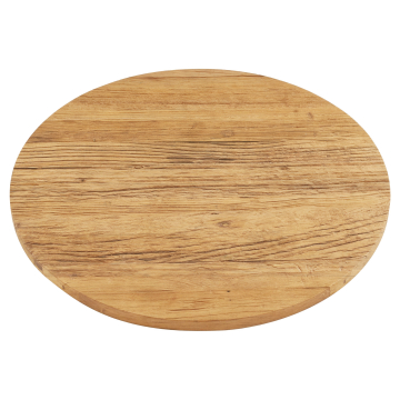 DRIFT WOOD | Tablero de madera maciza para uso comercial | Ø 60 x 2,5 cm | Roble | Redondo