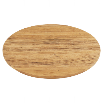 DRIFT WOOD | Piano del tavolo in legno massello per uso commerciale | Ø 60 x 2,5 cm | Rovere | Roton