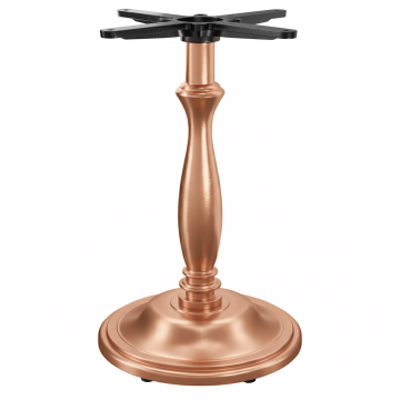 Duke | Restaurant Table Base | Copper | Foot: Ø 40 cm | Column: 17.5 x 73.5 cm