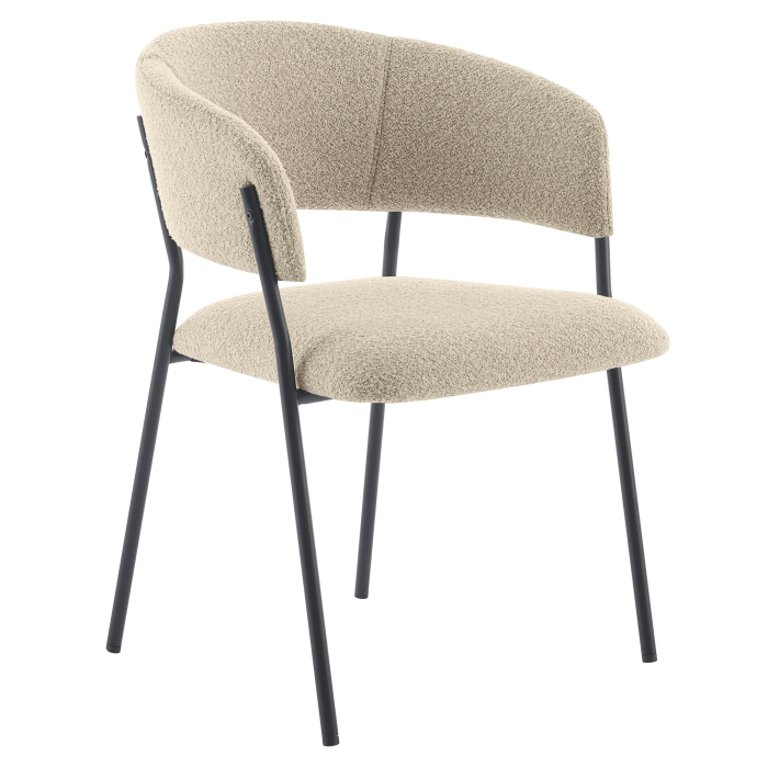 Elsa | Bistrostol | Beige | Teddystoff