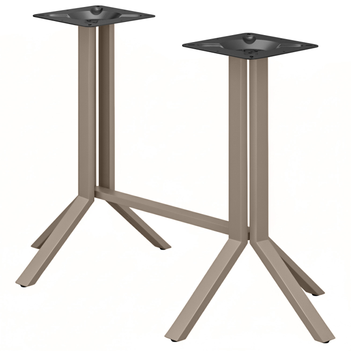 ELVAS | Bistro Double Table Frame | B:T 118/128 x 105cm | Taupe