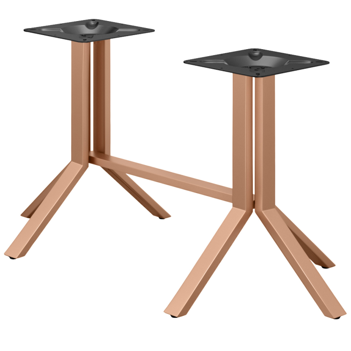 ELVAS | Bistro Double Table Frame | W:H 118/128 x 72cm | Copper