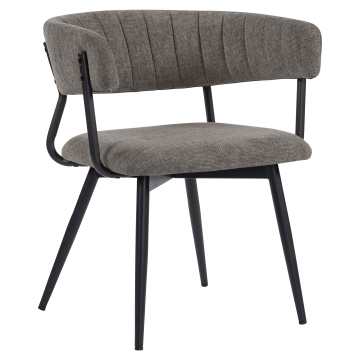 Elin | Hotel Chair | Grey | Fabric/Textile