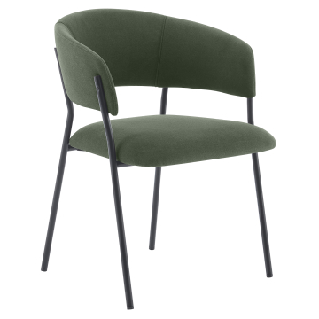 Elsa | Silla Bistro | Verde | Terciopelo