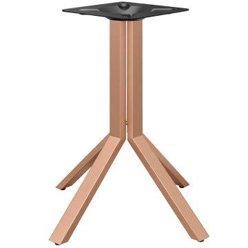 ELVAS | Bistro Tischgestell | Höhe: 72 cm | Fuß: 68 x 68 cm | Kupfer