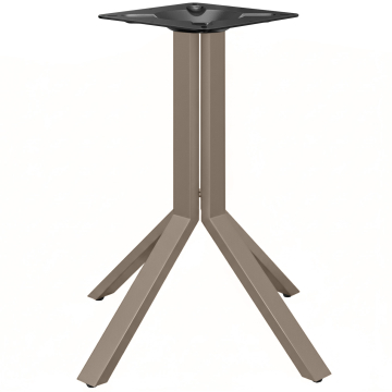 ELVAS PREMIUM | Struttura per tavolo da bistrot | Tortora | 4 gambe | Colonna: 72 cm