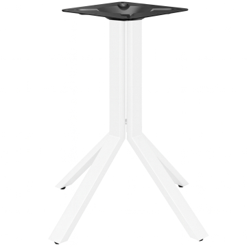 ELVAS | Bistro Tischgestell | Höhe: 72 cm | Fuß: 68 x 68 cm | Weiß