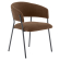 Elsa | Bistro Chair | Brown | Fabric/Textile