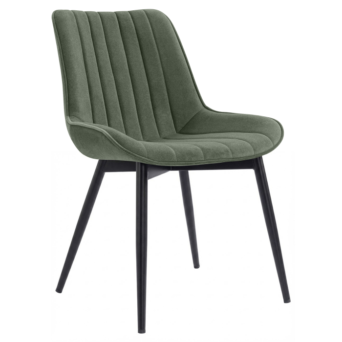 EMILY | Hotellstol | Sammet | Grön