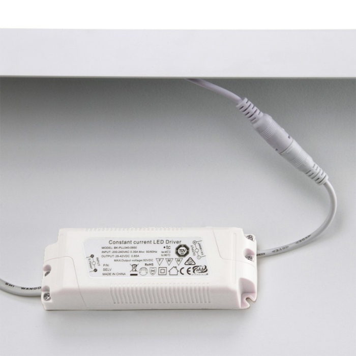 EMPIRE Led Paneel 60x60cm (Zwevend) DALI | A++ | 40W | 3000K | Warm Wit (Inclusief Transformator Dimmable) 