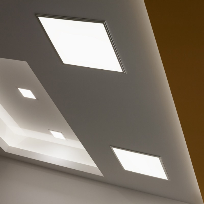 EMPIRE Led Paneel 60x60cm (Zwevend) DALI | A++ | 40W | 3000K | Warm Wit (Inclusief Transformator Dimmable) 