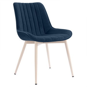 EMILY | Hotel Stuhl | Samt | Blau