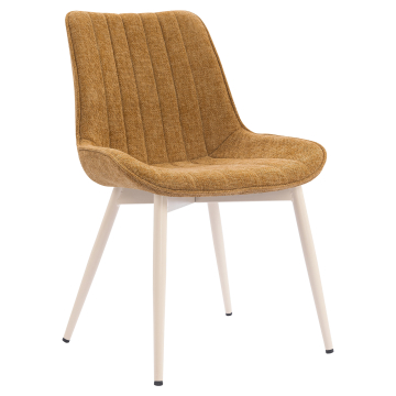 EMILY | Hotel Stuhl | Stoff/Textil | Honig Braun