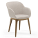 EMILIA | Bistro stol | stoff | Taupe