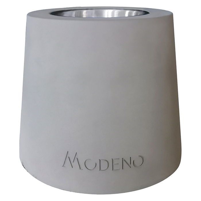 ENTTA | Braciere da tavolo a etanolo | L:P:A 16 x 16 x 13 cm | Cemento | Grigio