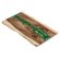 EPOXID BRAZIL | Epoxid Tischplatte | 110 x 60 x 4 cm | Walnuß | Epoxid: Grün | Rechteckig | Baumkant